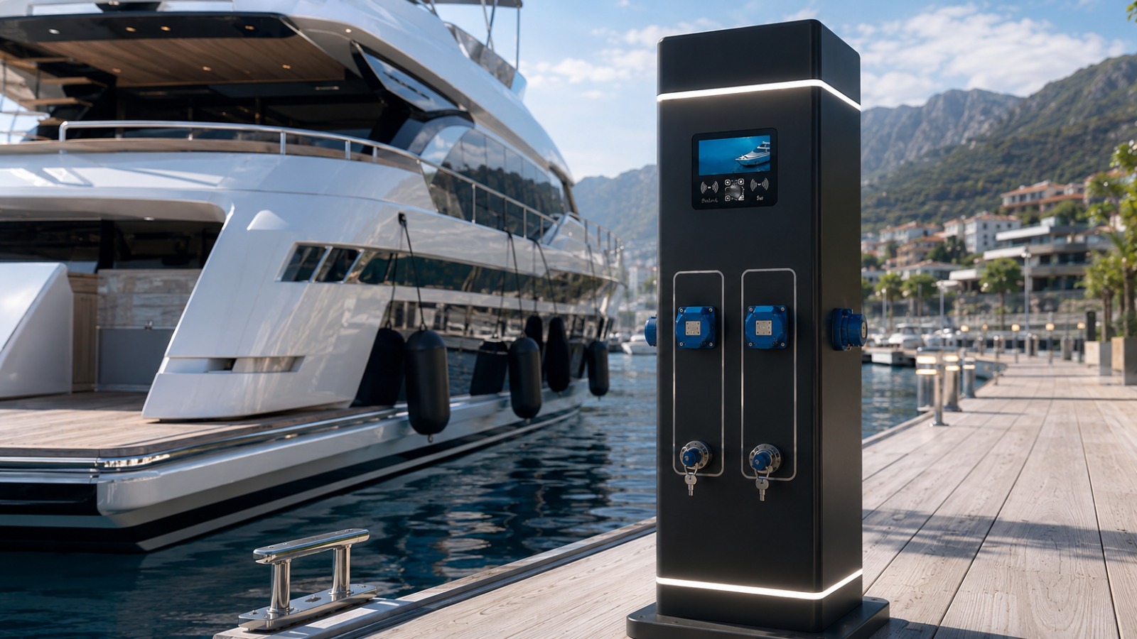 MarinaCount akıllı pedestal saha